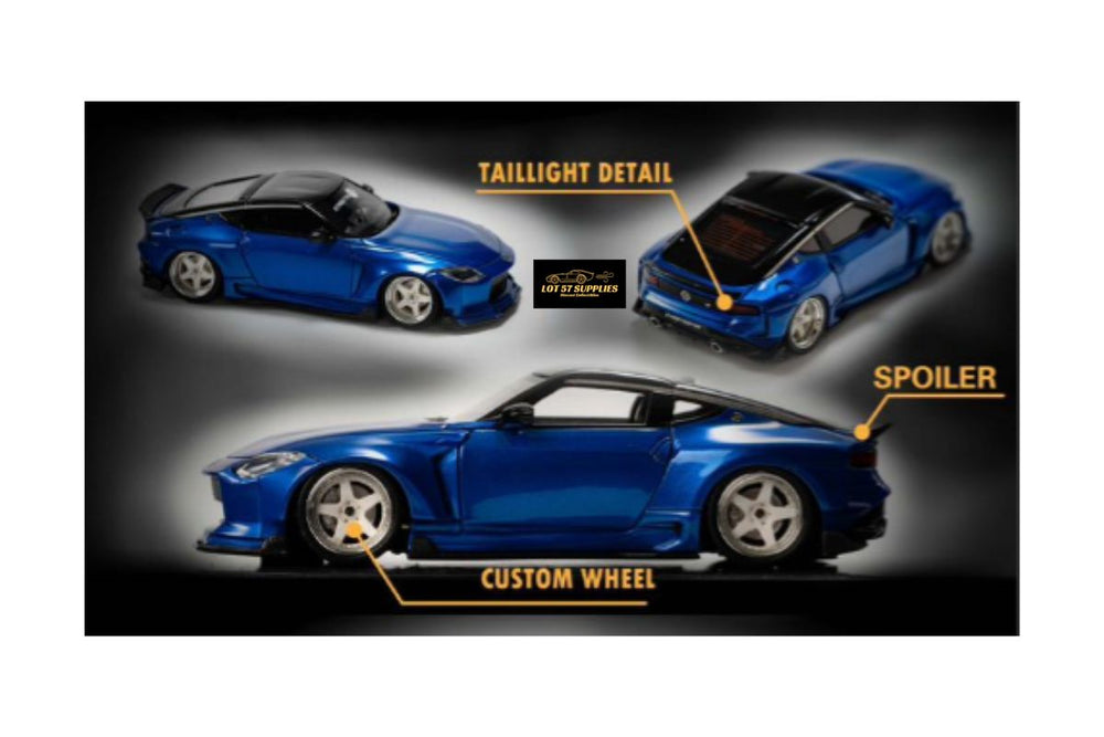 Error404 Nissan 400Z Candy blue Limited to 499 Units 1:64 Resin Model (ONLINE ORDER ONLY)