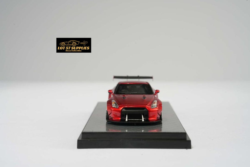 Error404 LB-Works Nissan Skyline GT-R R35 Fighter Grey / Candy Red Limited to 299 Pcs Each 1:64 (ONLINE ORDER ONLY)