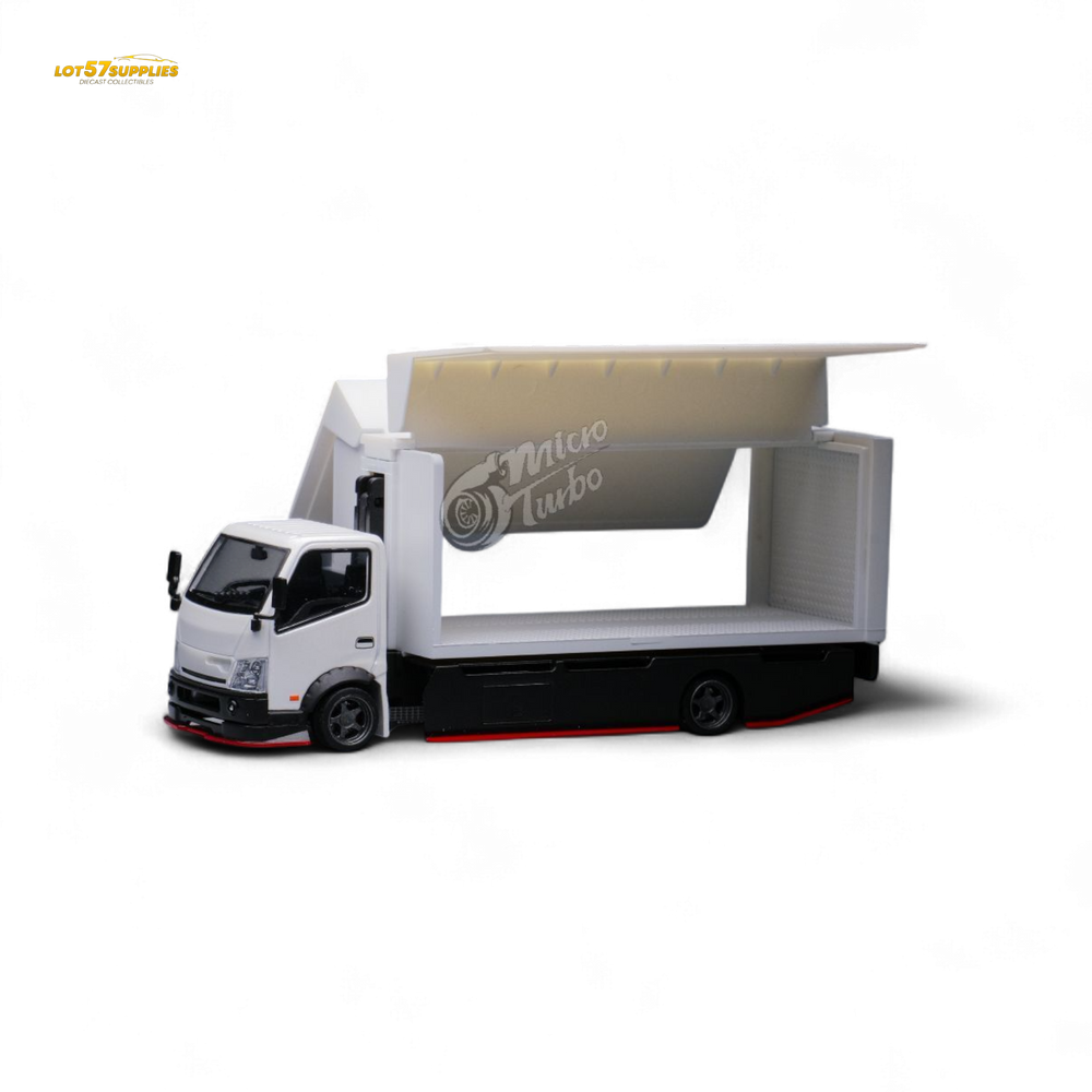 MicroTurbo HINO 300 Custom Wing Truck Limited to 1,000 Pcs & Stickers Included 1:64 (ONLINE ORDER ONLY)