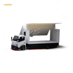 MicroTurbo HINO 300 Custom Wing Truck Limited to 1,000 Pcs & Stickers Included 1:64 (ONLINE ORDER ONLY)