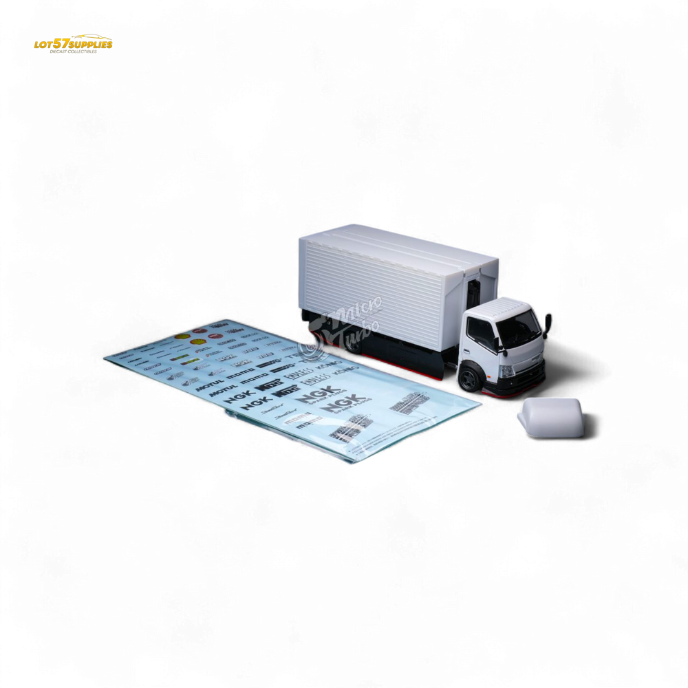 MicroTurbo HINO 300 Custom Wing Truck Limited to 1,000 Pcs & Stickers Included 1:64 (ONLINE ORDER ONLY)