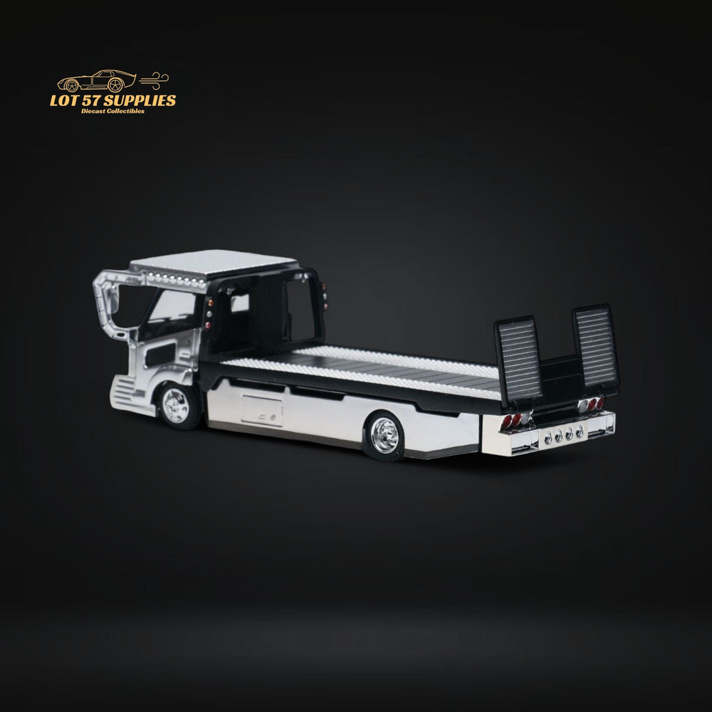 MicroTurbo Dekotora Flatbed Tow Truck With Stickers 1:64 (ONLINE ORDER ONLY)