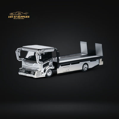 MicroTurbo Dekotora Flatbed Tow Truck With Stickers 1:64 (ONLINE ORDER ONLY)
