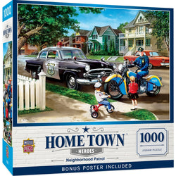 Hometown Heroes - Neighborhood Patrol 1000 Piece Jigsaw Puzzle (ONLINE ORDER ONLY)