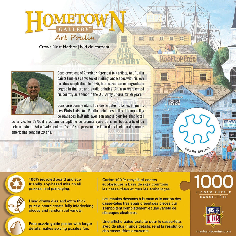 Hometown Gallery - Crows Nest Harbor 1000 Piece Jigsaw Puzzle (ONLINE ORDER ONLY)