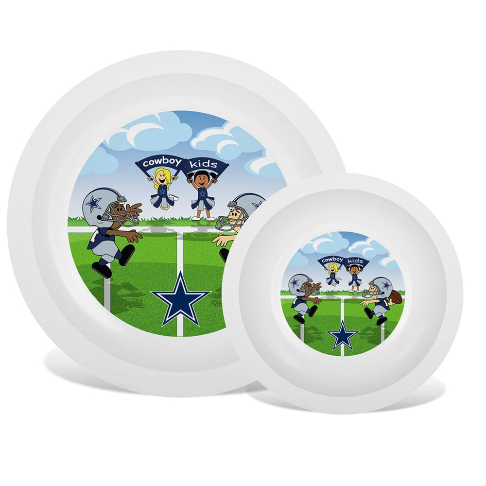 Dallas Cowboys - Baby Plate & Bowl Set (ONLINE ORDER ONLY)