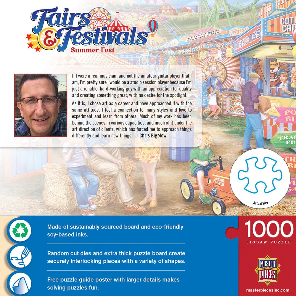 Fairs & Festivals - Summer Fest 1000 Piece Jigsaw Puzzle (ONLINE ORDER ONLY)