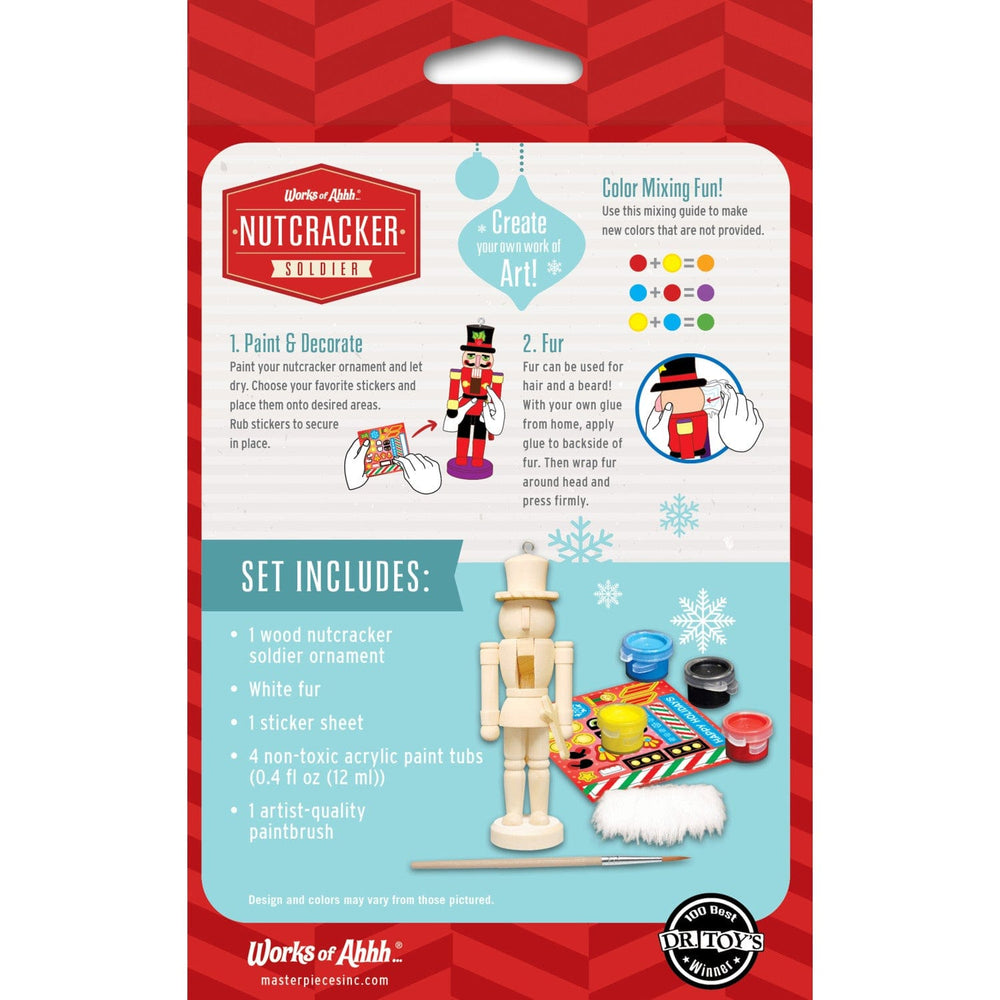 Nutcracker Soldier Ornament Wood Paint Kit (ONLINE ORDER ONLY)