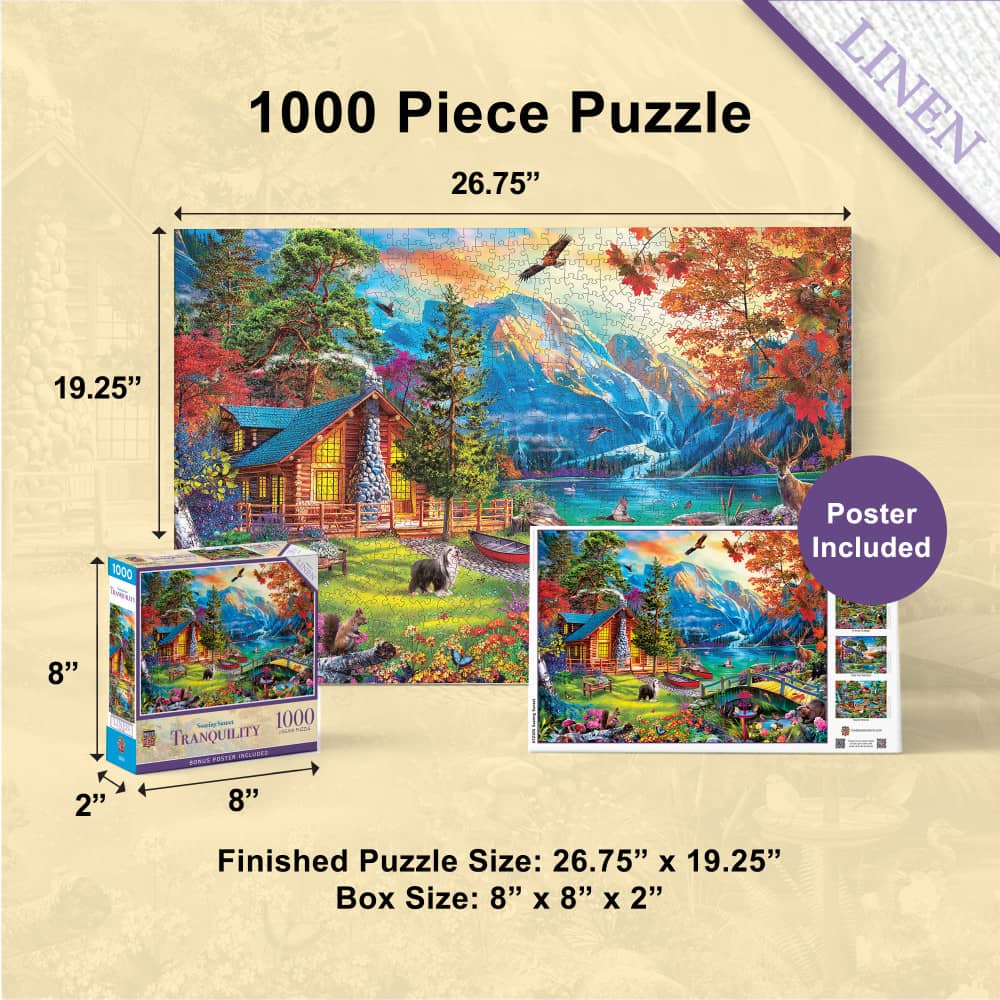 Tranquility - Soaring Sunset 1000 Piece Jigsaw Puzzle