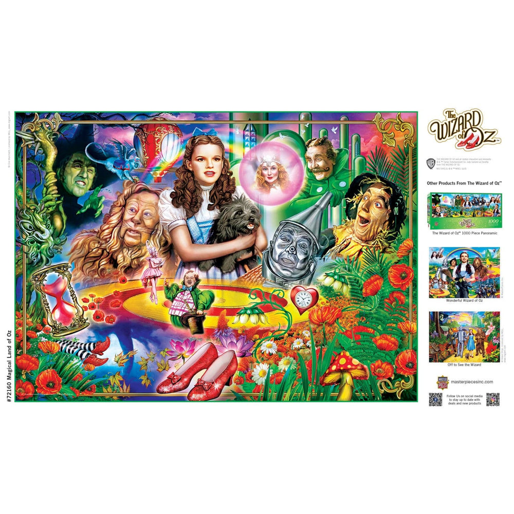 The Wizard of Oz - Magical Land of Oz 1000 Piece Jigsaw Puzzle (ONLINE ORDER ONLY)