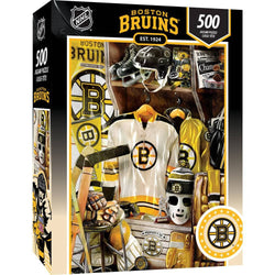 Boston Bruins - Locker Room 500 Piece Jigsaw Puzzle (ONLINE ORDER ONLY)