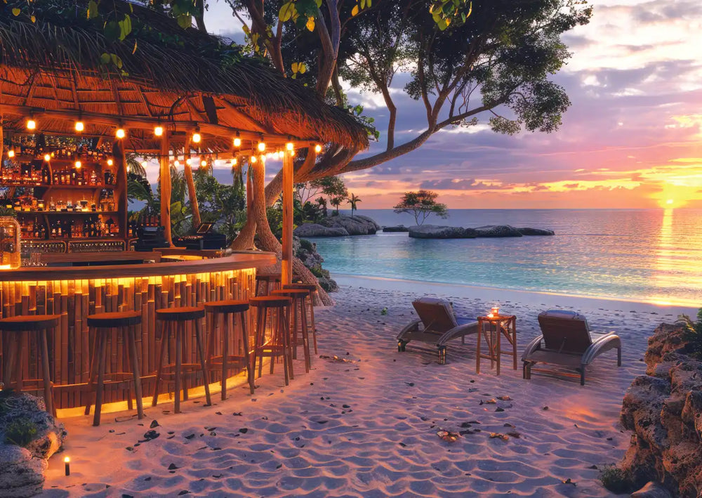 Trefl Tiki Bar Sunset 500 Piece Puzzle (ONLINE ORDER ONLY)