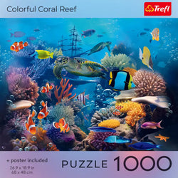 Trefl Colorful Coral Reef 1000 Piece Puzzle (ONLINE ORDER ONLY)