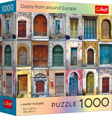 Trefl Doors from Around Europe 1000 Piece Puzzle