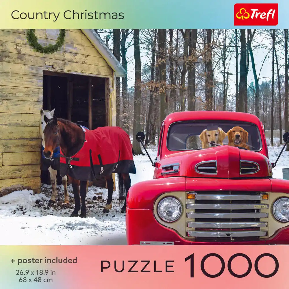 Trefl Country Christmas 1000 Piece Puzzle