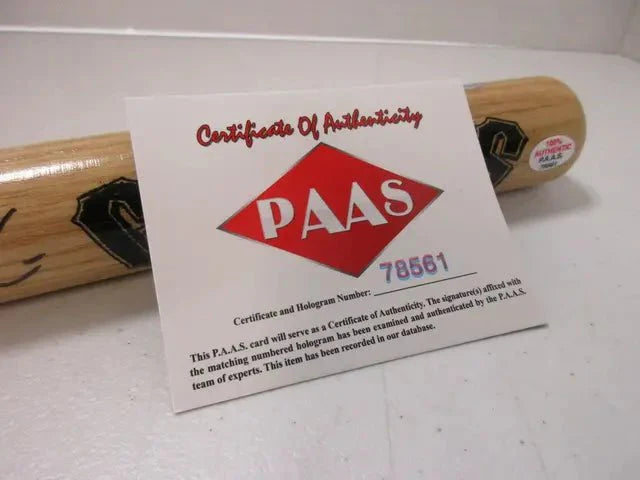 Joey Bart of the San Francisco Giants signed autographed mini bat PAAS COA 561 (Online Order Only)