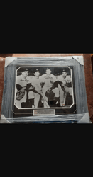1961 NY Yankees - World Series Champion - Signed Infield- 3 Signatures framed with Coa (Online Order Only)