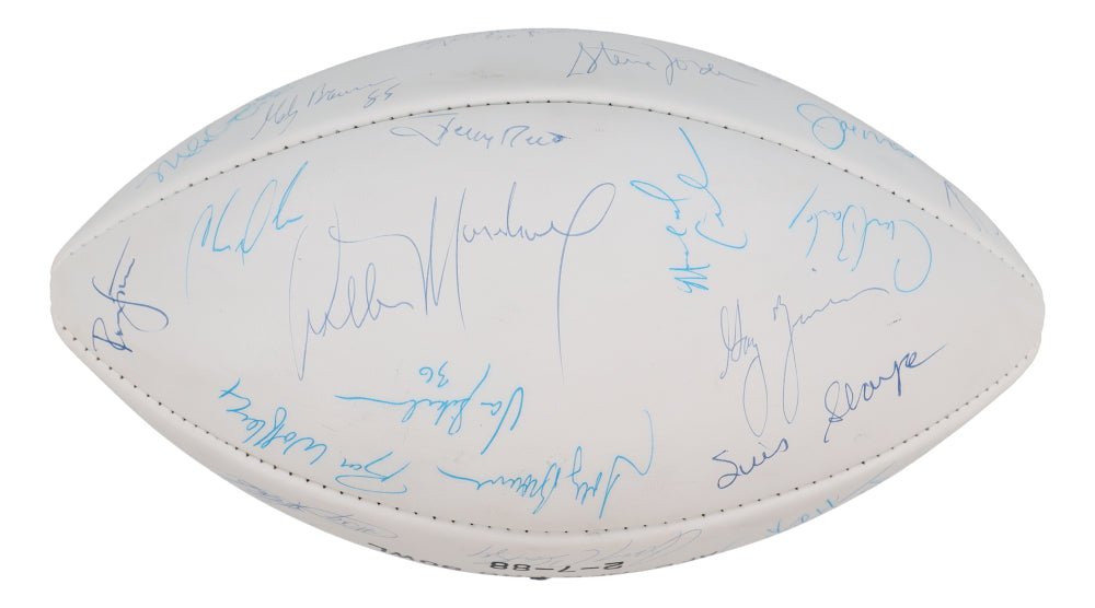 1988 NFC Pro Bowl NFL Football Signed by (32) with Joe Montana, Jerry Rice, Roger Craig, Ronnie Lott, Herschel Walker (Beckett) (Online Order Only)