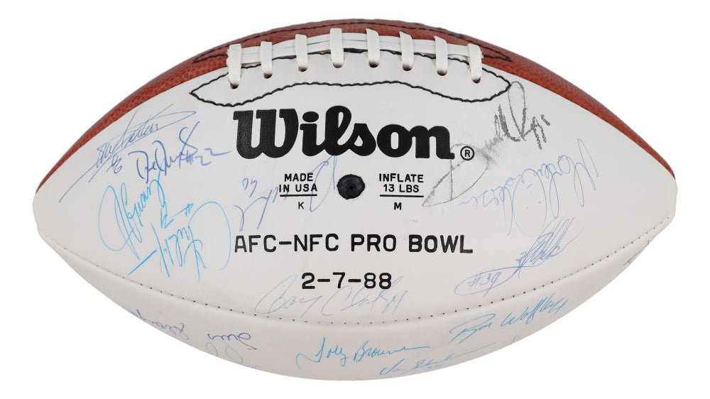 1988 NFC Pro Bowl NFL Football Signed by (32) with Joe Montana, Jerry Rice, Roger Craig, Ronnie Lott, Herschel Walker (Beckett) (Online Order Only)