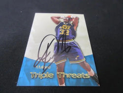 1996-97 SKYBOX KARL MALONE AUTOGRAPH COA (Online Order Only)