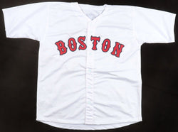"2004 World Series Champions" Jersey Signed By (10) With Orlando Cabrera, Pokey Reese, Keith Foulke, Terry Francona (Beckett) Boston Red Sox