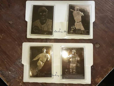 22kt Gold Baseball Cards - Honus Wagner, Ty Cobb and More -Danbury mint(24 cards total) (Online Order Only)