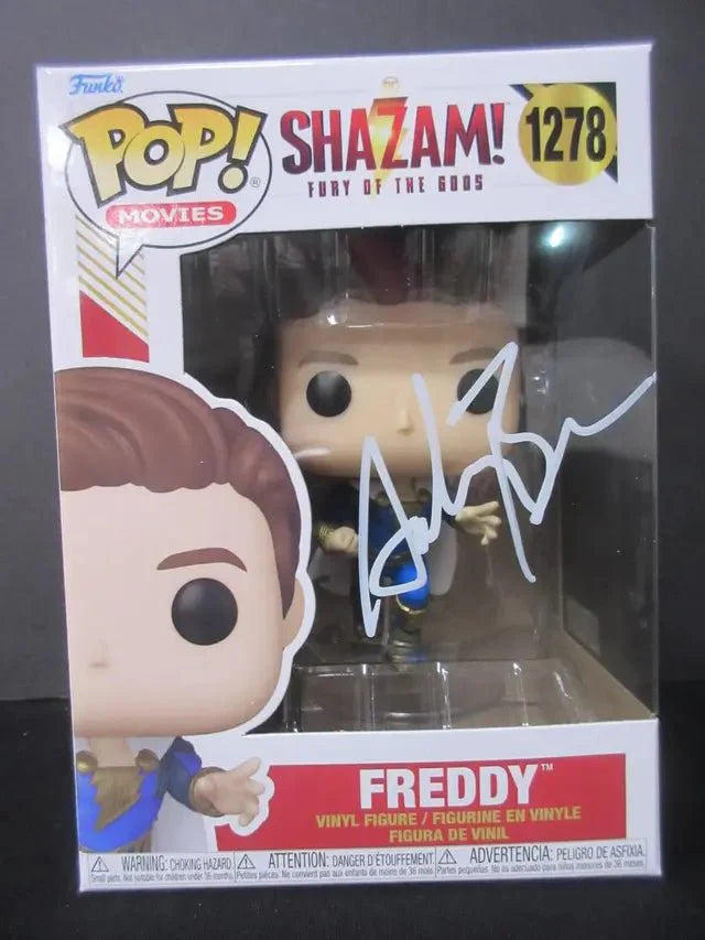 Adam Brody Signed Funko Pop Shazam! #1278 Heritage COA (Online Order Only)
