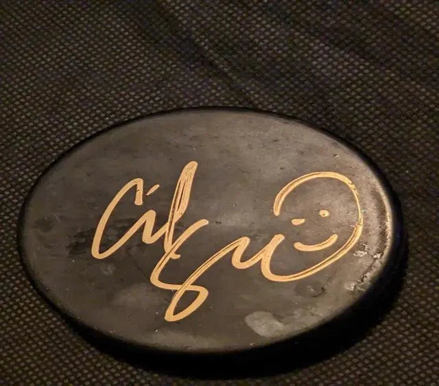 Adam Sandler Auto Signed Hockey Puck with coa 114881 (Online Order Only)