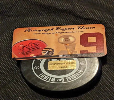 Adam Sandler Auto Signed Hockey Puck with coa 114881 (Online Order Only)