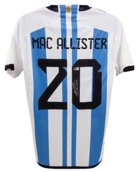 Alexis Mac Allister Signed Argentina National Team Jersey (Beckett) (Online Order Only)