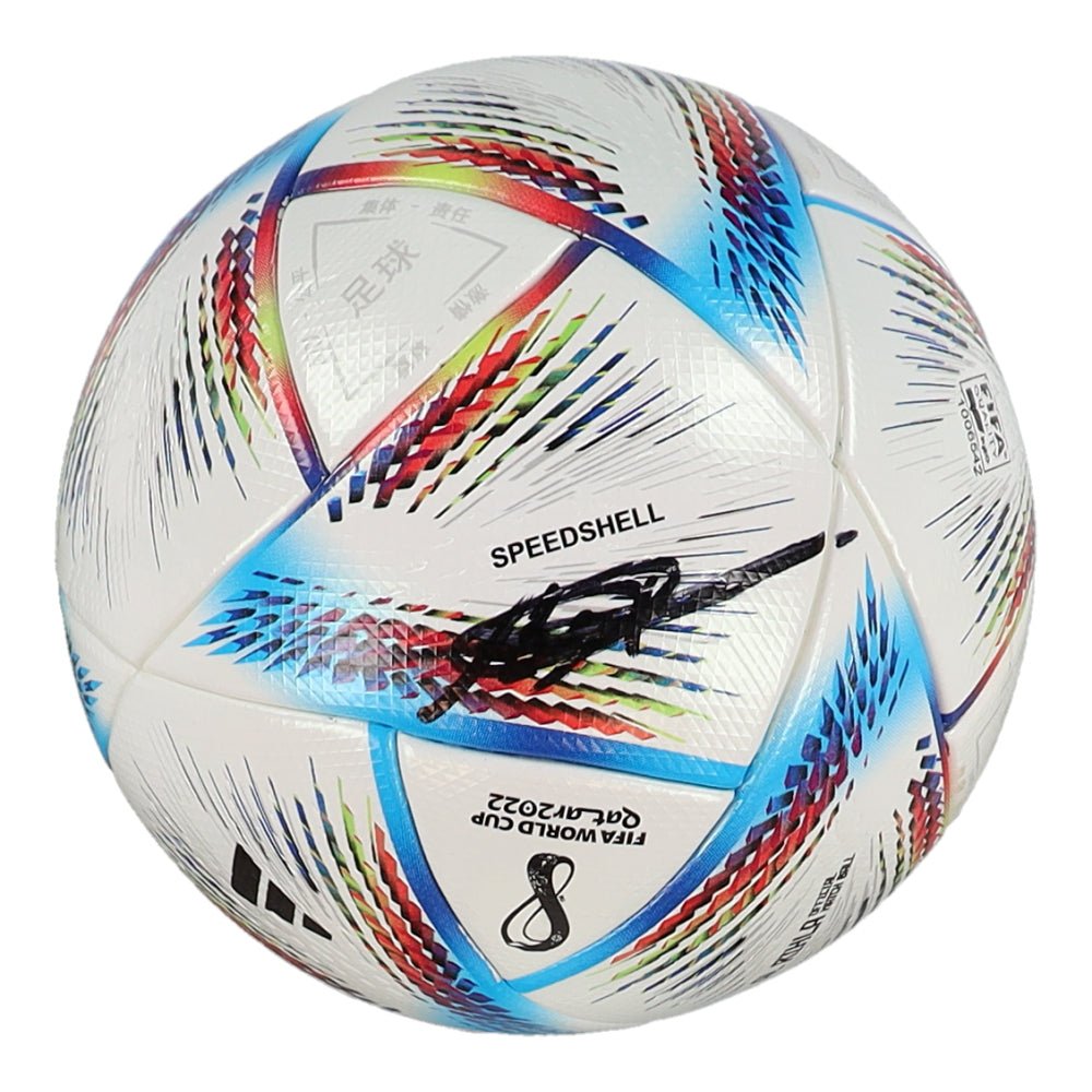 Ansu Fati Signed 2022 FIFA World Cup Logo Soccer Ball (JSA & PIA) (Online Order Only)