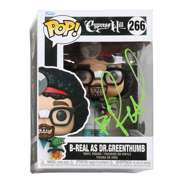 B-Real Signed "Cypress Hill" #266 B-Real as Dr. Greenthumb Funko Pop! Vinyl Figure (Beckett) (Online Order Only)