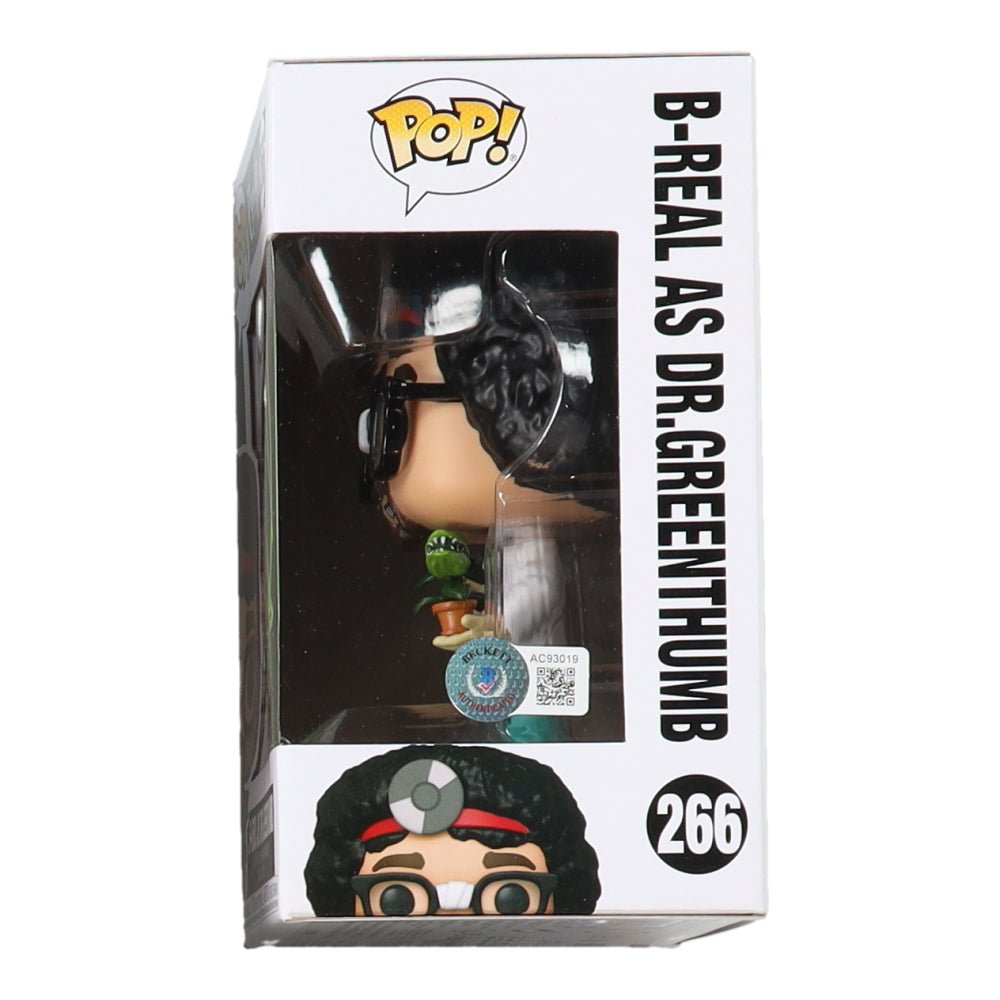 B-Real Signed "Cypress Hill" #266 B-Real as Dr. Greenthumb Funko Pop! Vinyl Figure (Beckett) (Online Order Only)