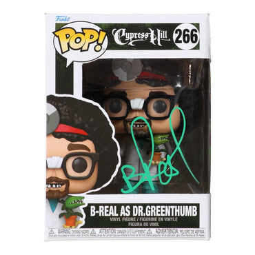 B-Real Signed "Cypress Hill" #266 B-Real as Dr. Greenthumb Funko Pop! Vinyl Figure (Beckett) (Online Order Only)