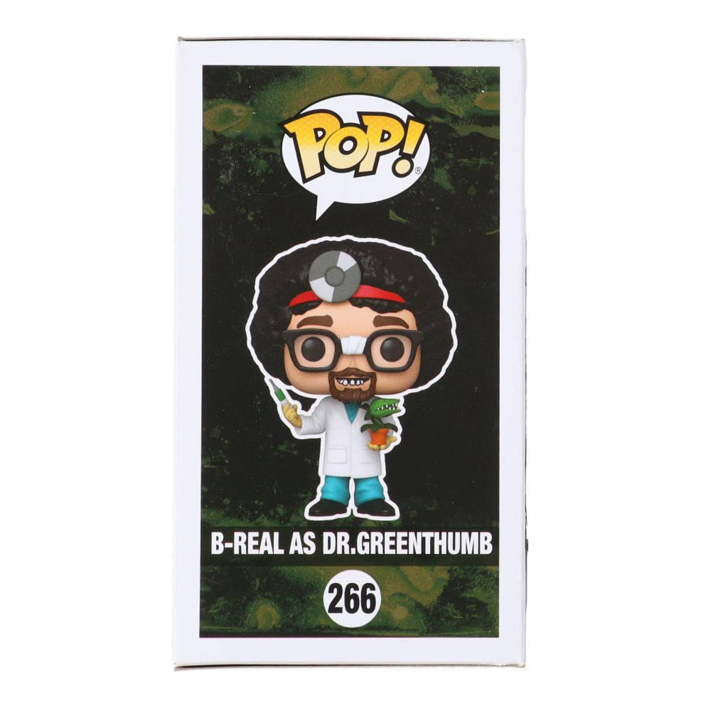 B-Real Signed "Cypress Hill" #266 B-Real as Dr. Greenthumb Funko Pop! Vinyl Figure (Beckett) (Online Order Only)