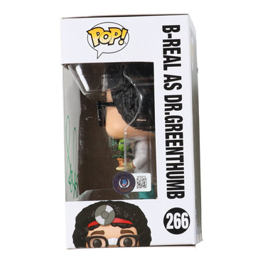 B-Real Signed "Cypress Hill" #266 B-Real as Dr. Greenthumb Funko Pop! Vinyl Figure (Beckett) (Online Order Only)