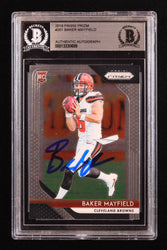 Baker Mayfield Signed 2018 Panini Prizm #201 RC (BGS) Rookie Card (Online Order Only)