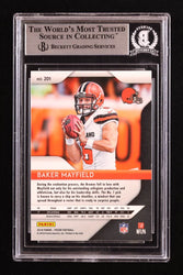 Baker Mayfield Signed 2018 Panini Prizm #201 RC (BGS) Rookie Card (Online Order Only)
