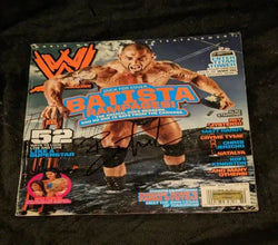 Batista Signed WWE Magazine (Online Order Only)