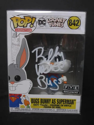 Billy West Signed Bugs Bunny as Superman Funko Pop #842  W/Coa (Online Order Only)