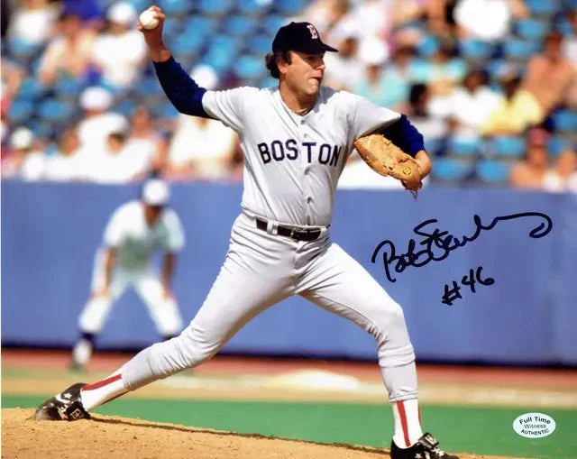 Bob Stanley Boston Red Sox Autographed 8x10 Photo Full Time coa (Online Order Only)