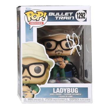 Brad Pitt Signed "Bullet Train" #1292 Ladybug Funko Pop! Vinyl Figure (Beckett) (Online Order Only)