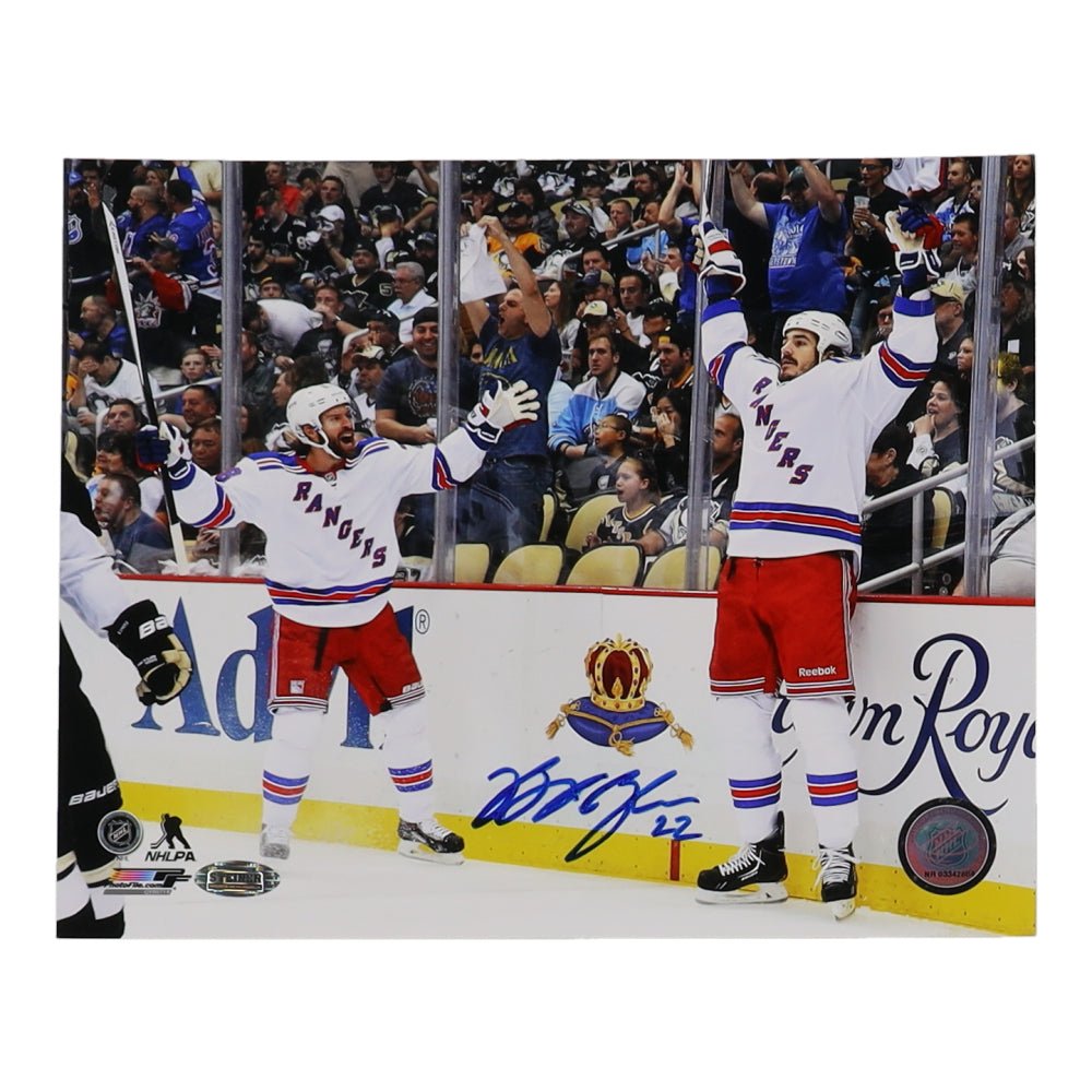 Brian Boyle Signed Rangers 8x10 Photo (Steiner) (Online Order Only)
