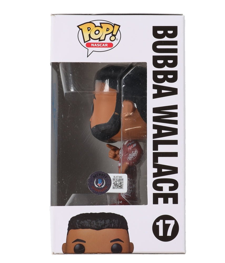 Bubba Wallace Jr. Signed NASCAR #17 Funko Pop! Vinyl Figure (Beckett) (Online Order Only)