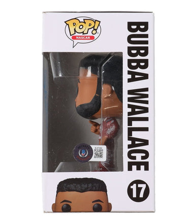 Bubba Wallace Jr. Signed NASCAR #17 Funko Pop! Vinyl Figure (Beckett) (Online Order Only)
