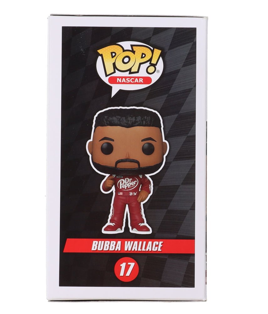 Bubba Wallace Jr. Signed NASCAR #17 Funko Pop! Vinyl Figure (Beckett) (Online Order Only)