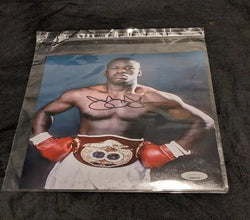 Buster Douglas autographed 8x10 photo with JSA COA /witnessed (Online Order Only)