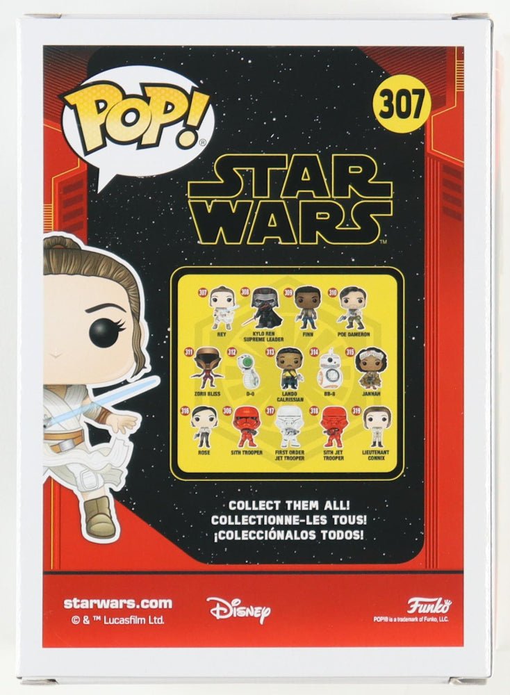 Cailey Fleming Signed "Star Wars" #307 Rey Funko Pop! Vinyl Figure with Hand Drawn X & Heart (JSA) (Online Order Only)