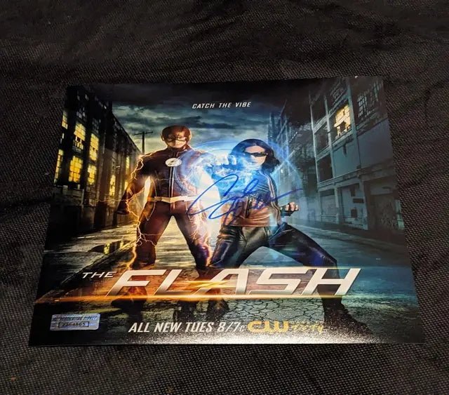 Carlos Valdes (flash) autographed 8x10 photo with coa (Online Order Only)