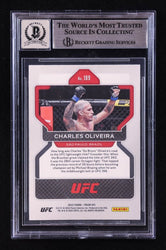 Charles Oliveira Signed 2022 Panini Prizm UFC #189 (BGS | Autograph Grade 10) (Online Order Only)